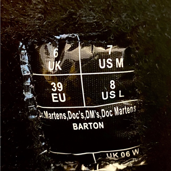 NEW Dr.Martens Shearling Lined Leather Ankle Boots Made in England NO BOX - Picture 15 of 15